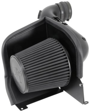 GMC Sierra 3500 Performance Air Intake - K&N Engineering - Blackhawk - Black - `07-`10